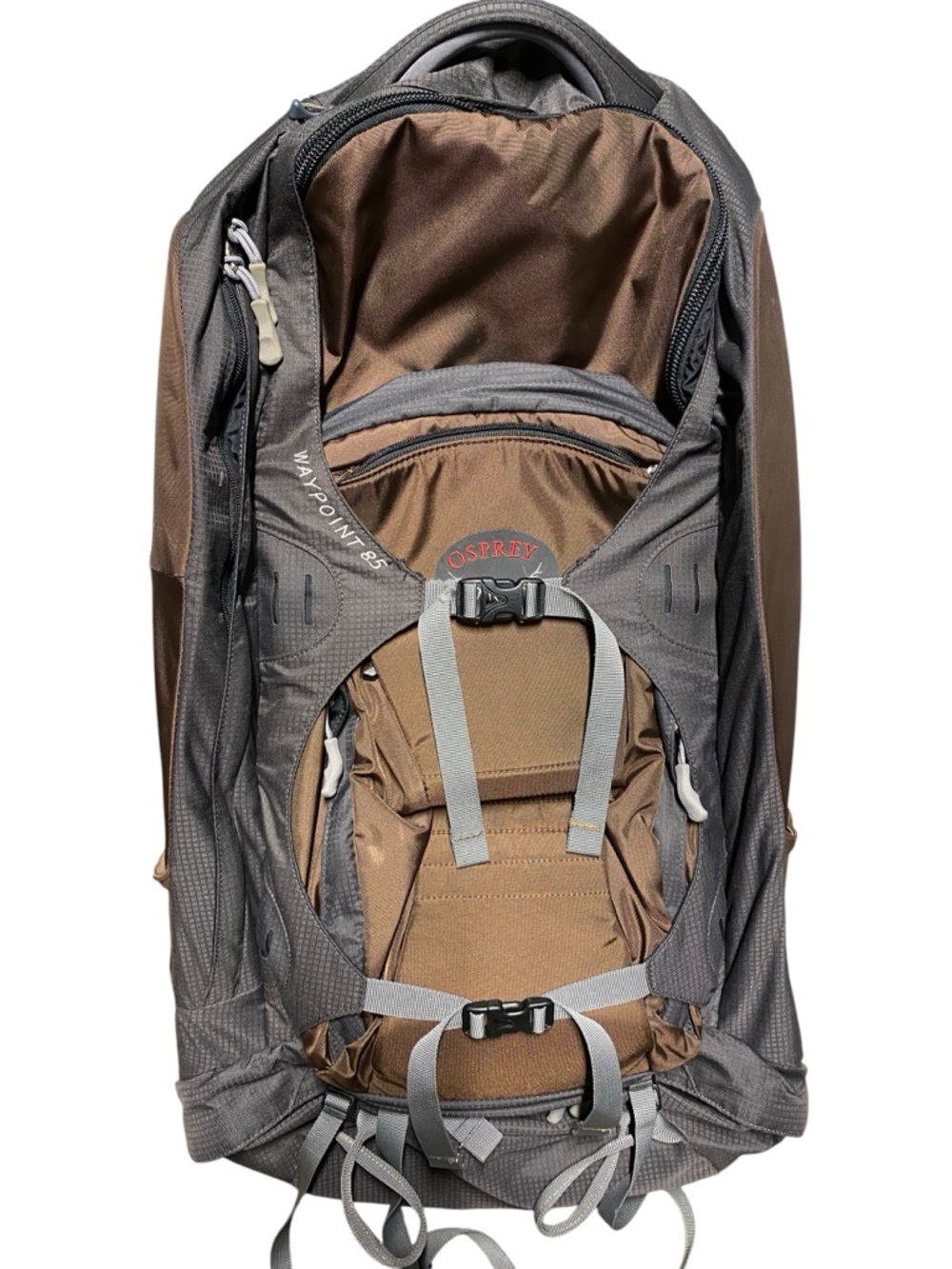 OSPREY Brown and Gray Waypoint Travel Backpack